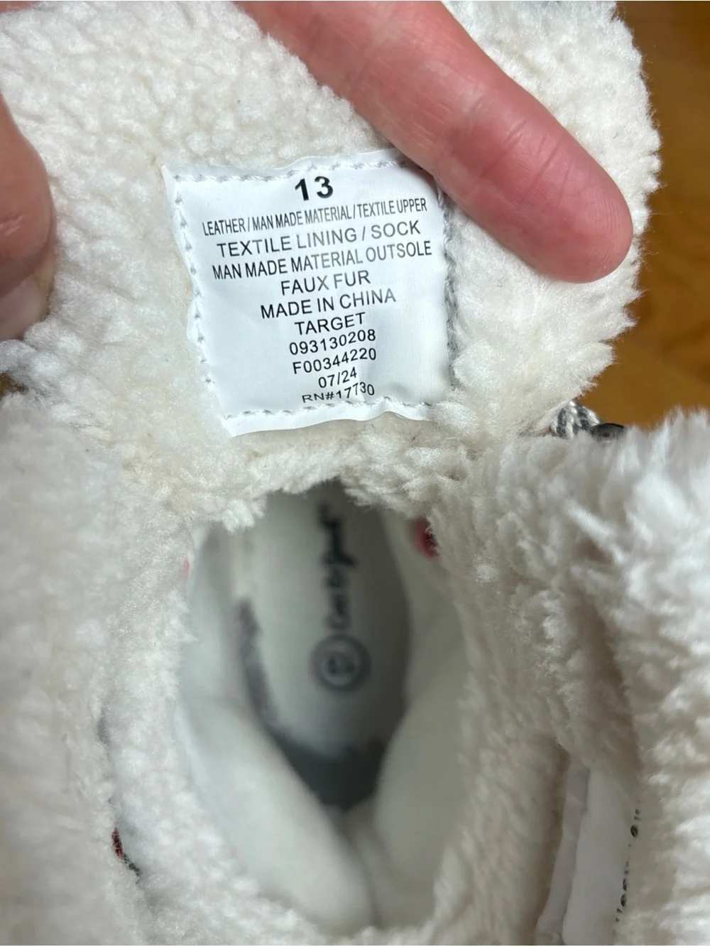 Cat & Jack kit Snow Boots Winter Pink White Gray WaterproofToddler Girls Size 13